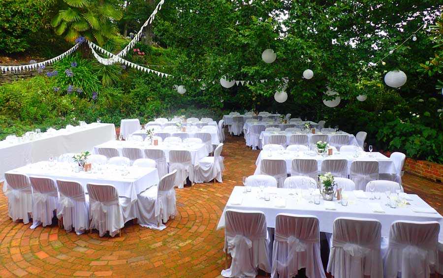 Outdoor Wedding Reception, Nelson @ Fairfield House