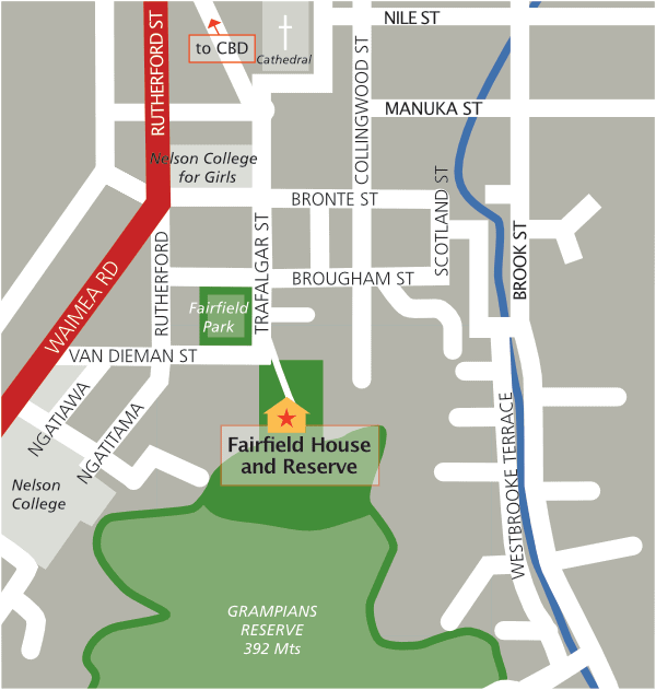 Fairfield House Street location map
