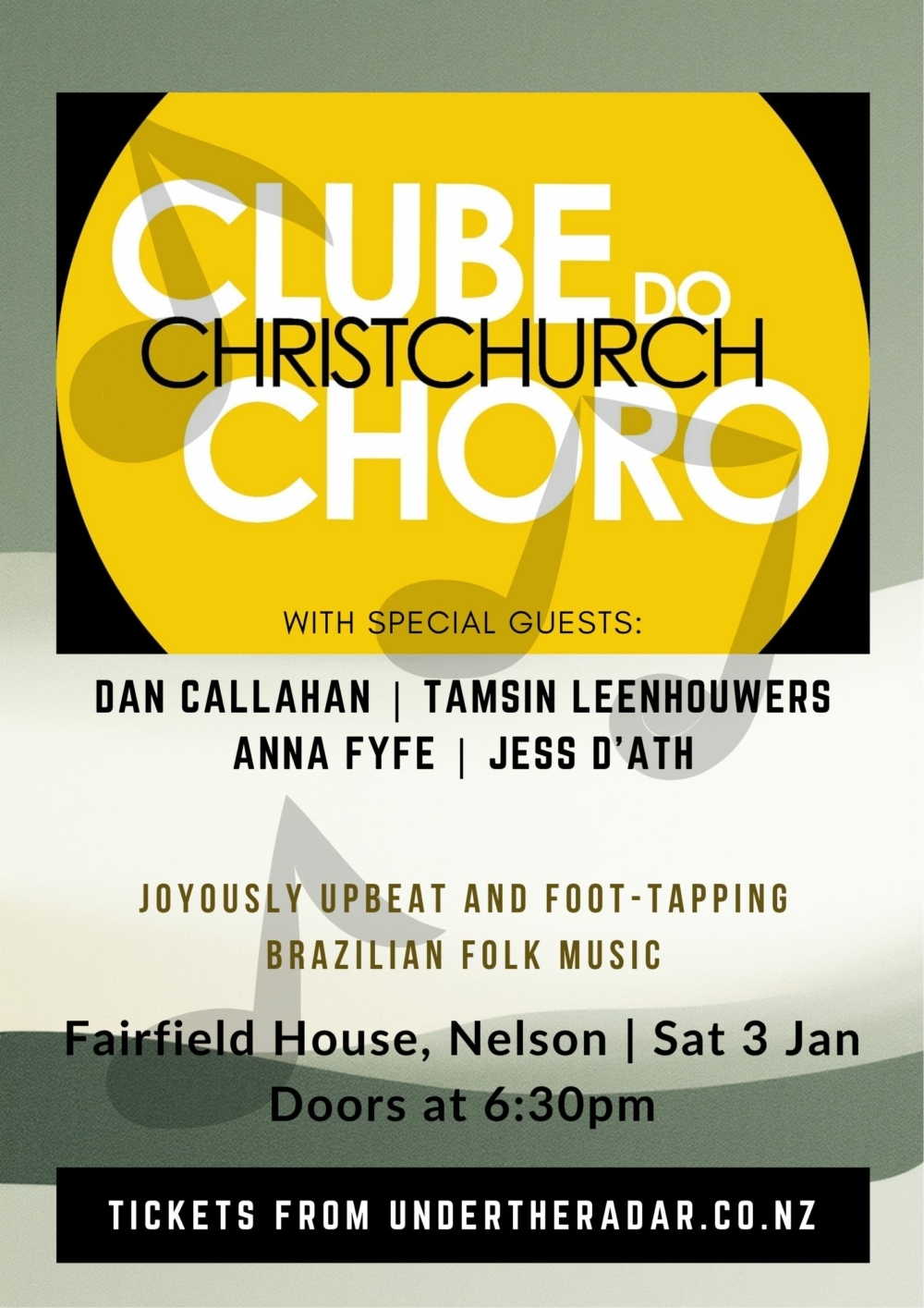 Fairfield Choro 3 Jan