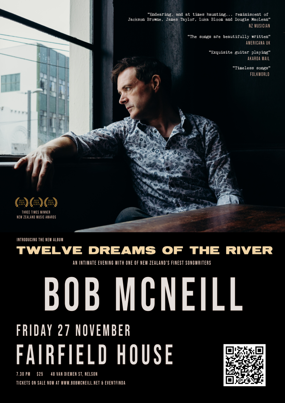 2026 NZ tour poster nelson